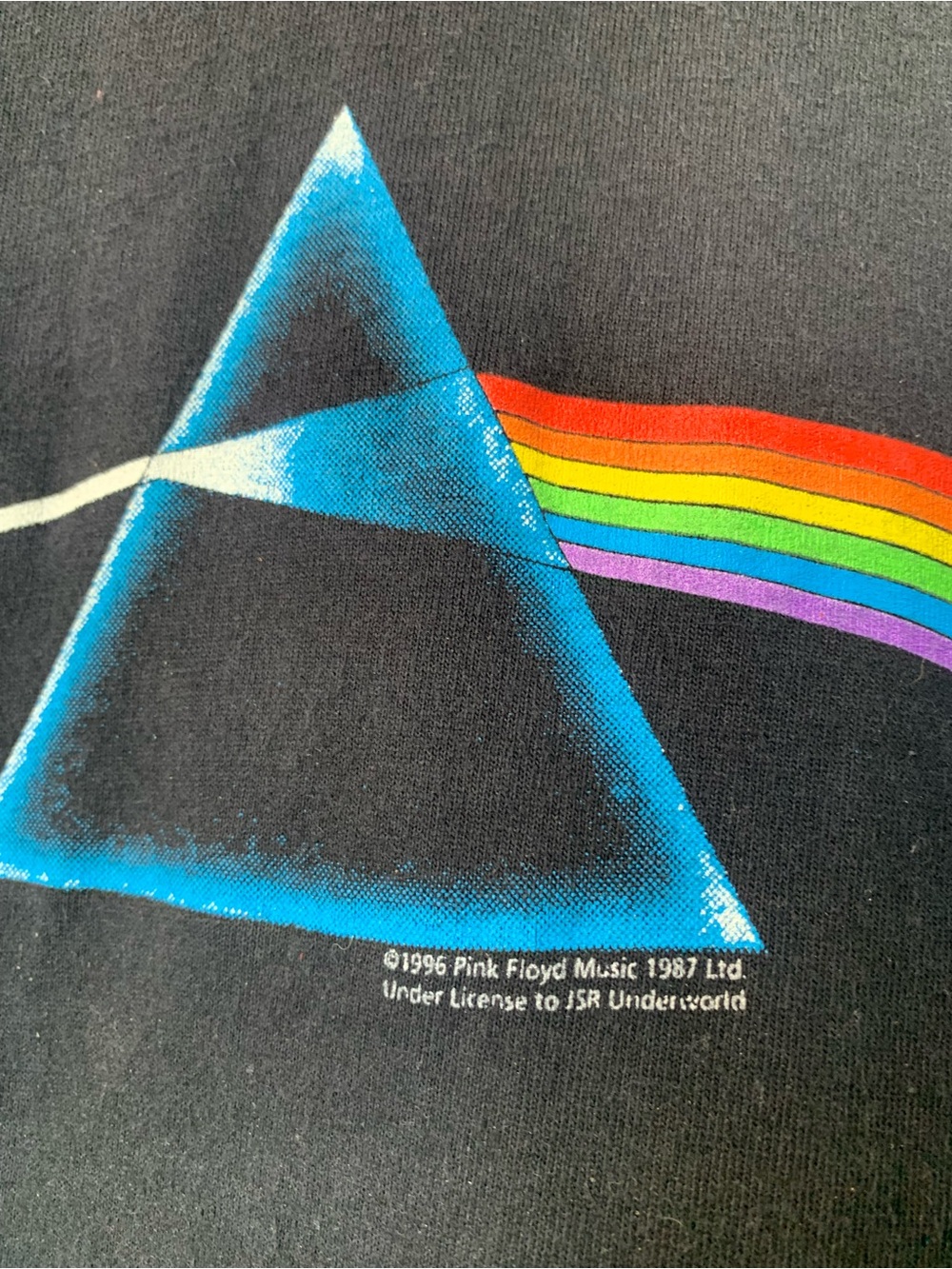 Vintage Pink Floyd Dark side of the moon Large 1996 πΊπΈ T-shirt - Picture 4 of 6